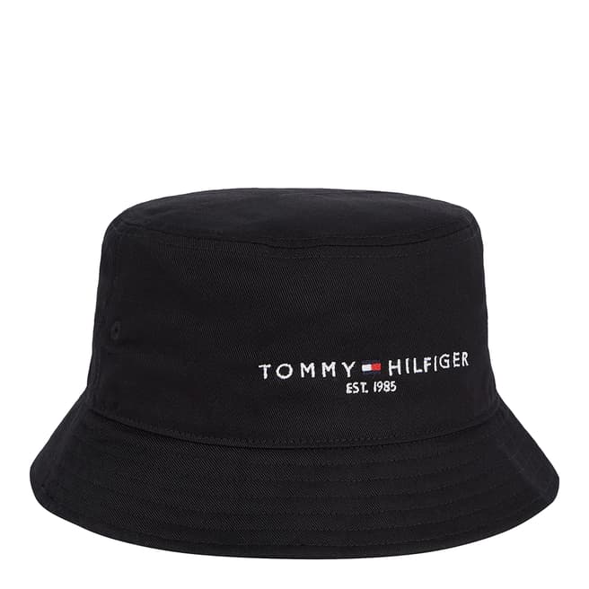 Tommy Hilfiger Black Established Bucket Hat