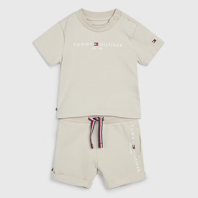 Tommy Hilfiger Baby's Sand Two Piece Short Set