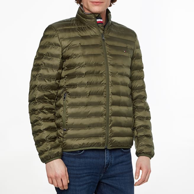 Tommy Hilfiger Khaki Packable Quilted Jacket