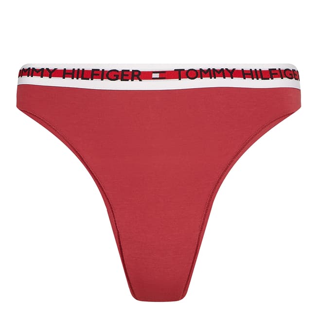 Tommy Hilfiger Red Thong Brief