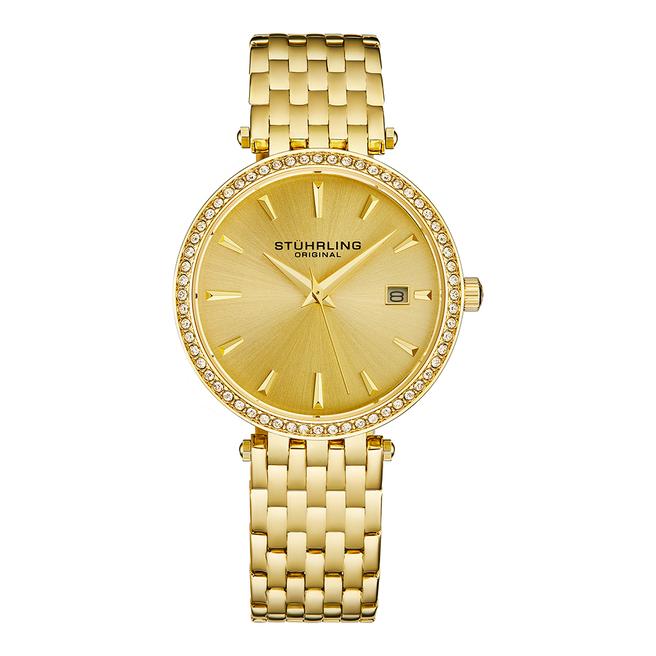 Stuhrling Women's Gold Layered Watch