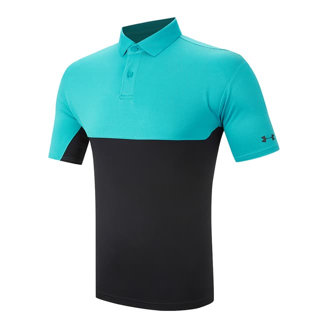 Under Armour Turquoise/Black Performance 2.0 Polo Shirt
