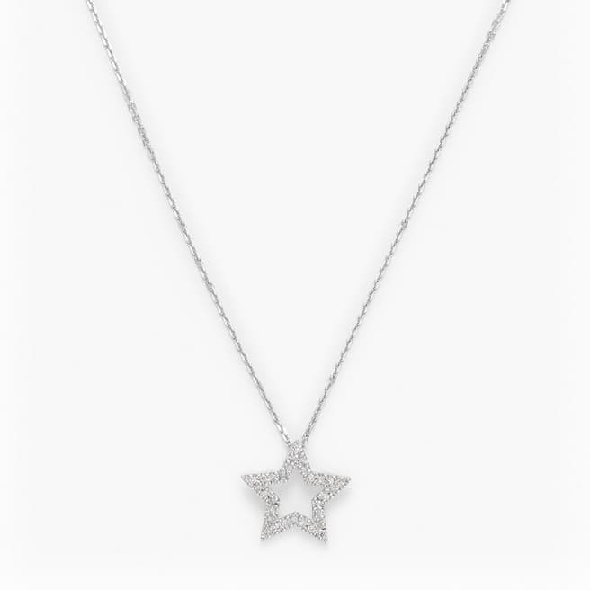 MUSE Silver Topaz Star Pendant Necklace