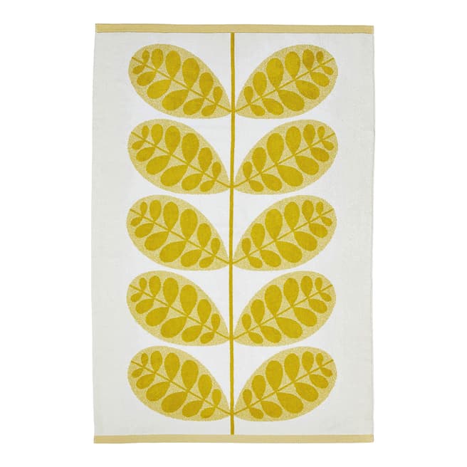 Orla Kiely Botanica Stem Dandelion Hand Towel, Yellow