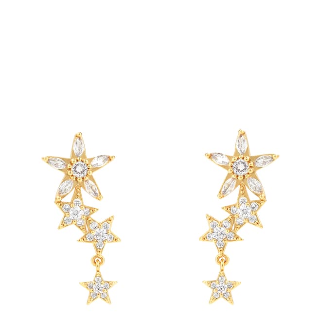 MeMe London 18K Gold Royal Stars Earrings