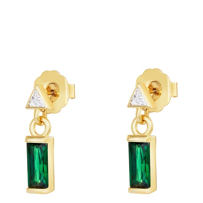 MeMe London 18K Gold Esmeralda Earrings