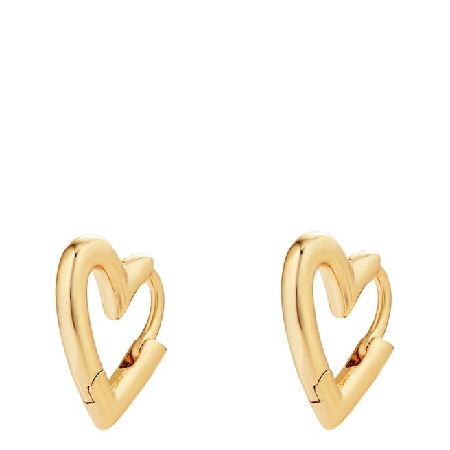 MeMe London Locked In Love 18K Gold Plated Earrings