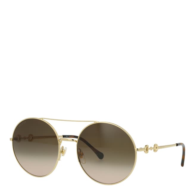 Gucci Women's Gold Gucci Sunglasses 59mm