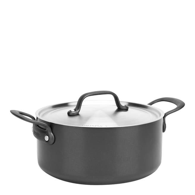 Greenpan Craft Non-Stick 24cm/4.9 Litres Casserole with Lid