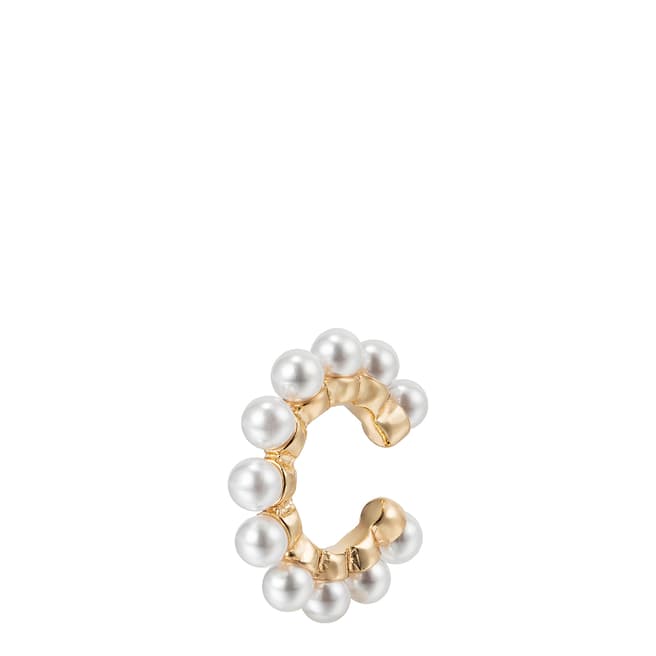 Celeste Starre 18k Gold Plated The Paris Cuff (pearly white)