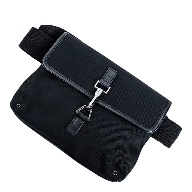 Vintage Gucci Black Waist Pouch Shoulder Bag