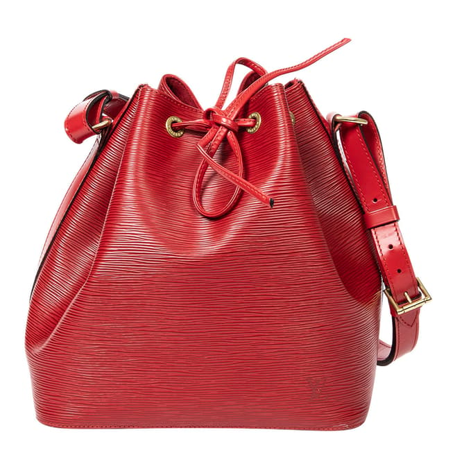 Vintage Louis Vuitton Red Noe Shoulder Bag PM