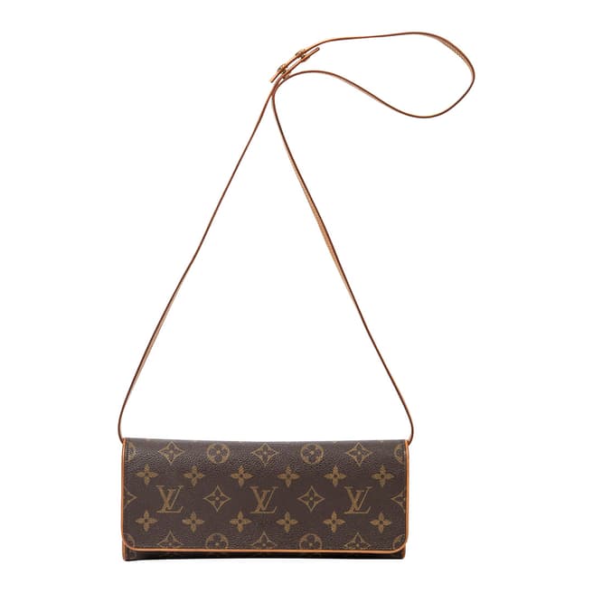 Vintage Louis Vuitton Brown Twin Shoulder Bag