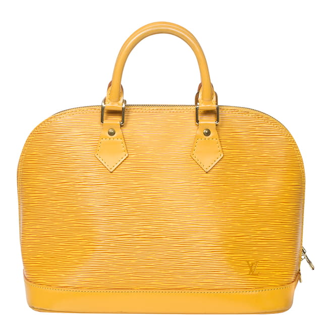 Vintage Louis Vuitton Vintage Yellow Alma Handbag