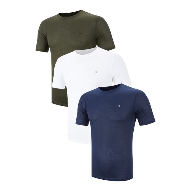Calvin Klein Golf Multi Calvin Klein SmartTec 3-Pack T-Shirts