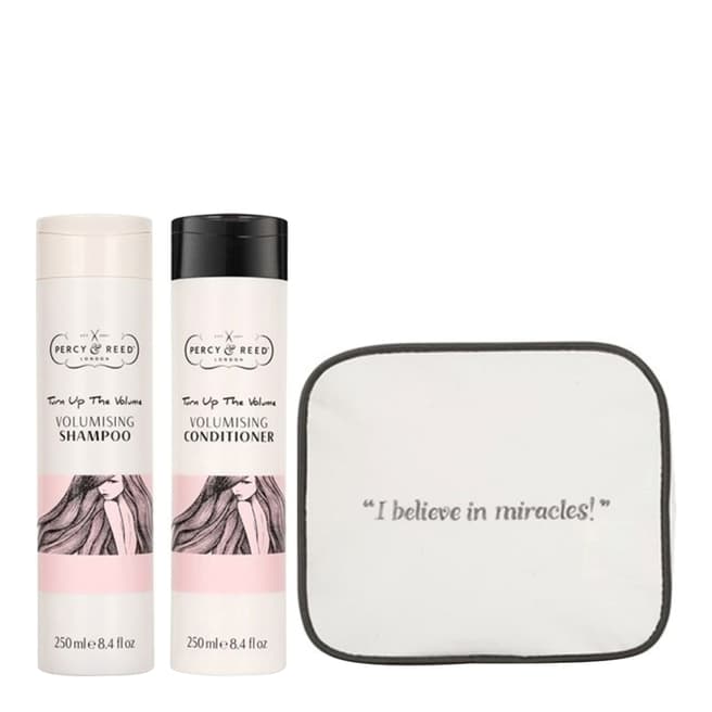 Percy & Reed Volume Shampoo & Conditioner with Vanity Bag