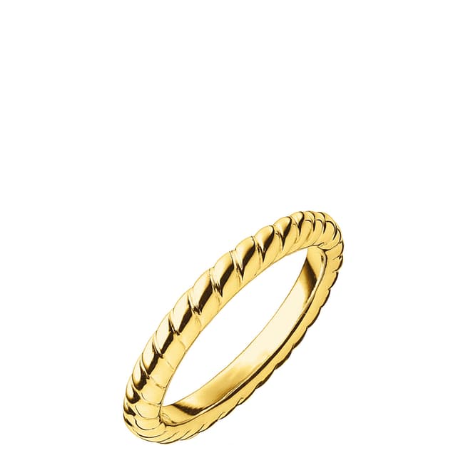 Thomas Sabo Yellow Gold Cord Optics Ring