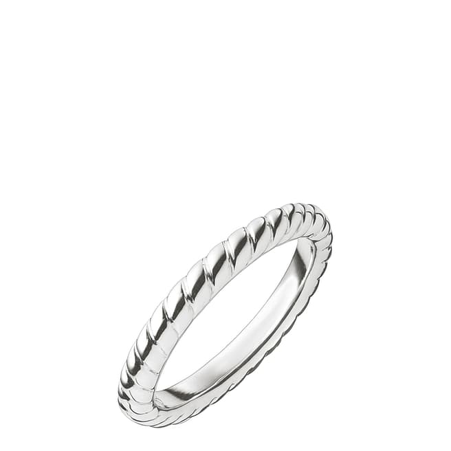 Thomas Sabo Silver Cord Optics Ring