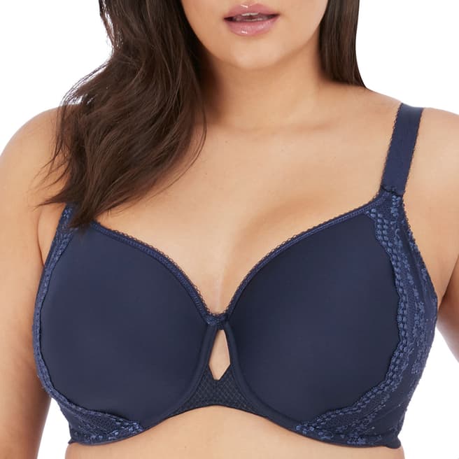 Elomi Navy Charley Underwired Moulded Spacer Bra