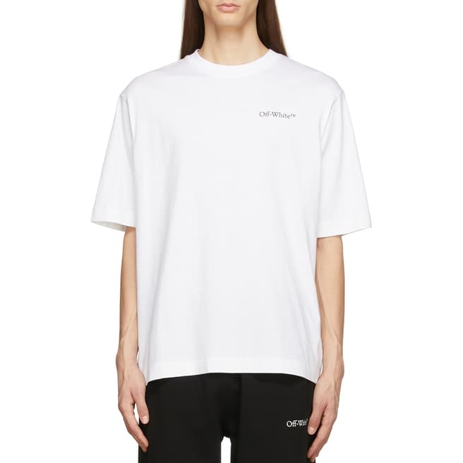 Off-White White Caravaggio Oversized Cotton T-Shirt