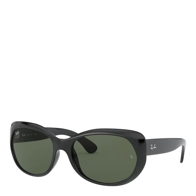 Ray-Ban Women's Green Oval Ray-Ban Sunglasses 59mm