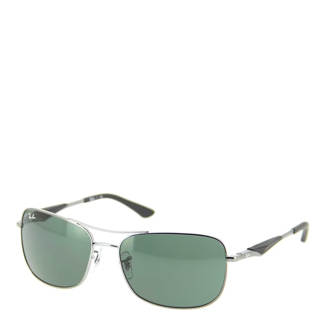 Ray-Ban Men's Silver/Grey Ray-Ban Sunglasses 61mm
