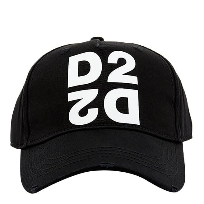 DSquared2 Black Dsquared2 Baseball Cap