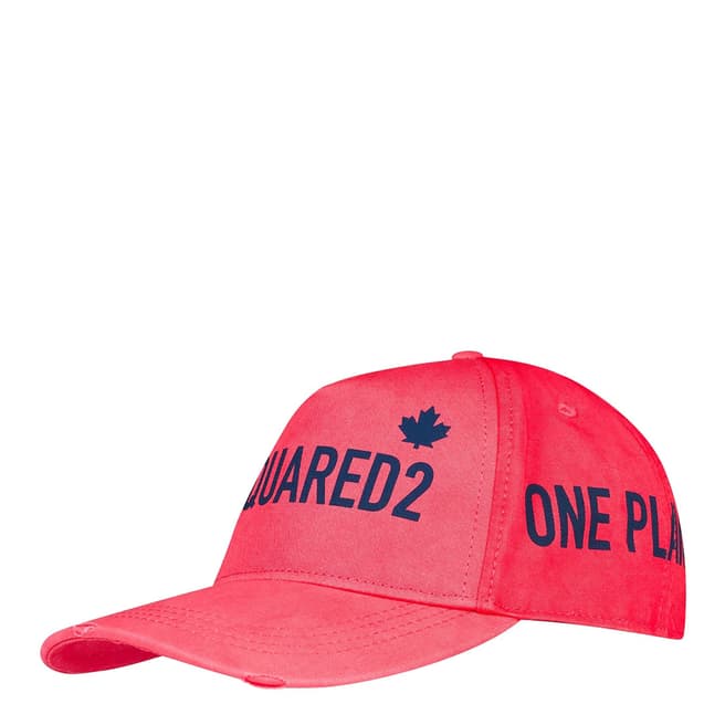 DSquared2 Red Dsquared2 One Life Baseball Cap