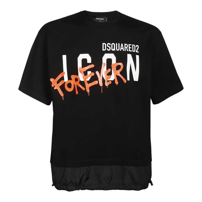 DSquared2 Black Icon Forever T-Shirt