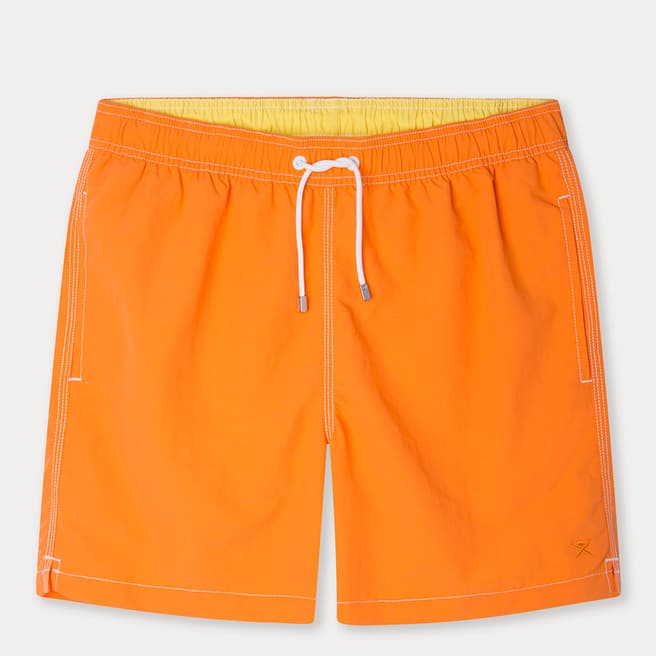 Hackett London Orange Swim Shorts