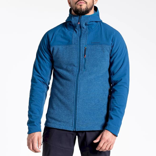 Craghoppers Blue Abrigo Hooded Fleece Jacket