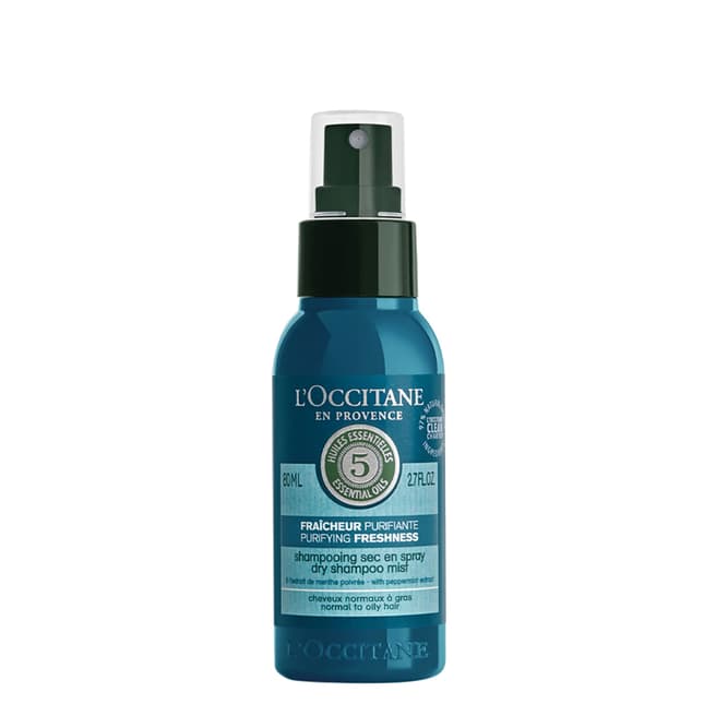 L'Occitane Purifying Freshness Dry Shampoo Mist 80ml