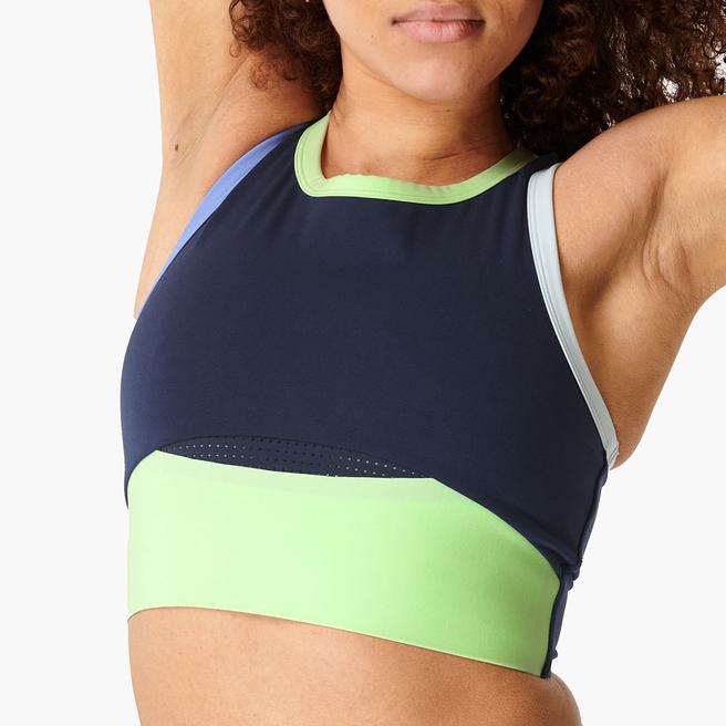 Sweaty Betty Navy Blue Power Frame Workout Tank Top