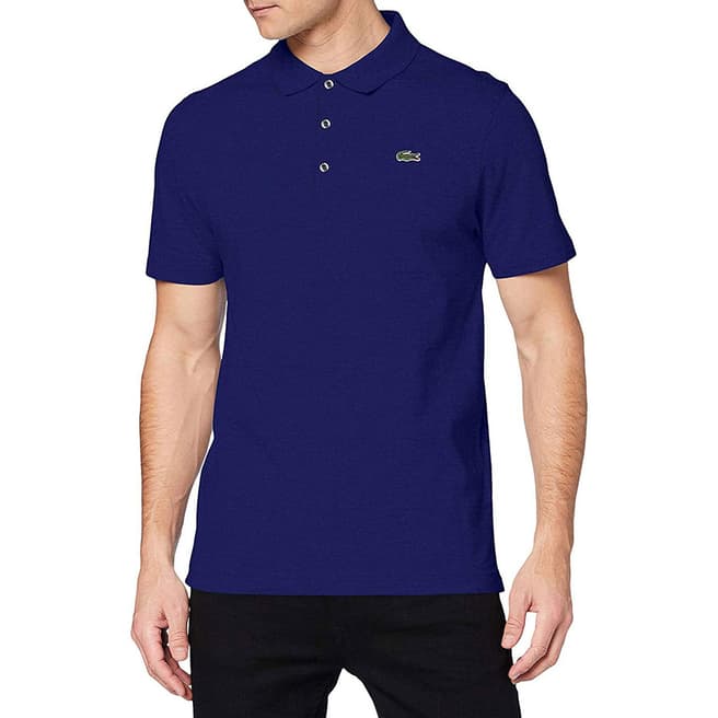 Lacoste Navy Blue Short Sleeve Polo Shirt