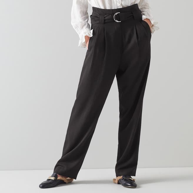 L K Bennett Black Lisette Tailored Trousers