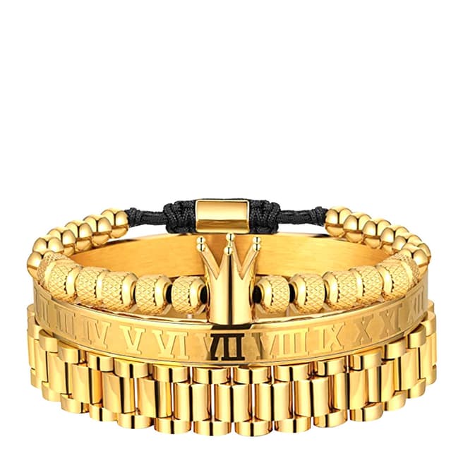Stephen Oliver 18K Gold Bangle Bracelet Set