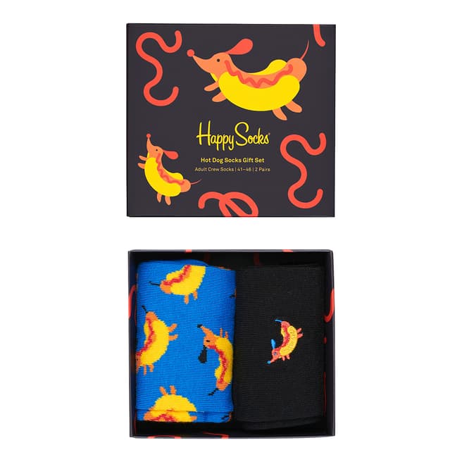 Happy Socks Happy Socks 2-Pack Hot Dog Socks Gift Set