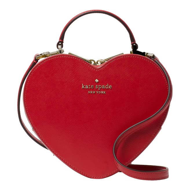 Kate Spade Candied Cherry Other Love Shack Heart Crossbody Bag