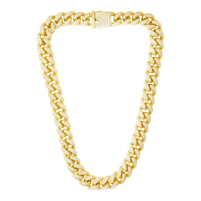 Stephen Oliver 18K Gold Zircon Necklace