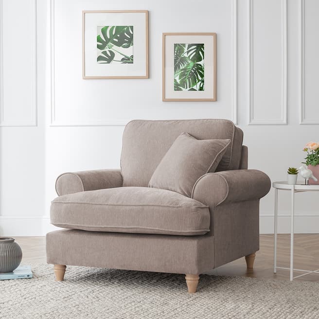 The Great Sofa Company The Bromfield Arm Chair, Manhattan Putty