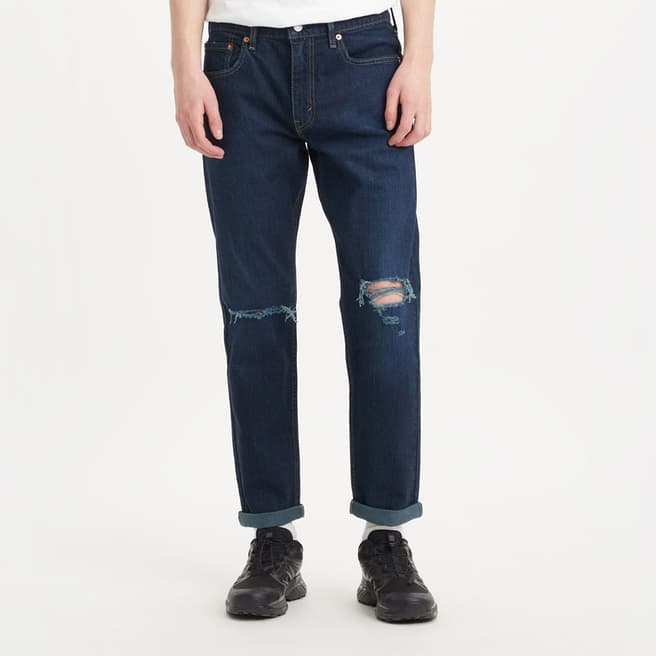 Levi's Indigo 502™ Distressed Slim Stretch Jeans