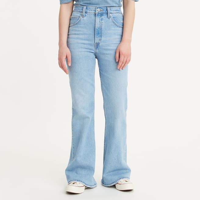 Levi's Blue 70's Slim Flared Stretch Jeans