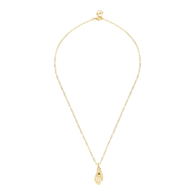 MeMe London 18K Gold Hand of Protection Necklace