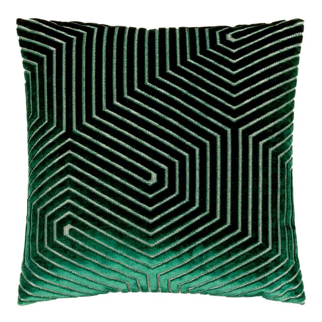 Paoletti Evoke 45x45cm Cushion, Emerald