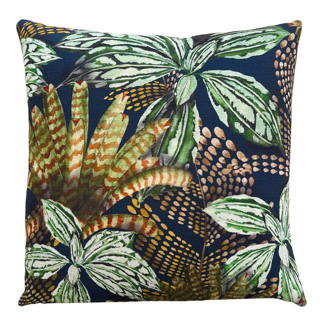 RIVA home Mogori Abstract Leaves 43x43cm Cushion, Green
