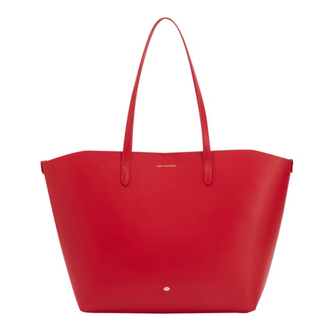 Lulu Guinness Red Large Lip Pin Ivy Tote