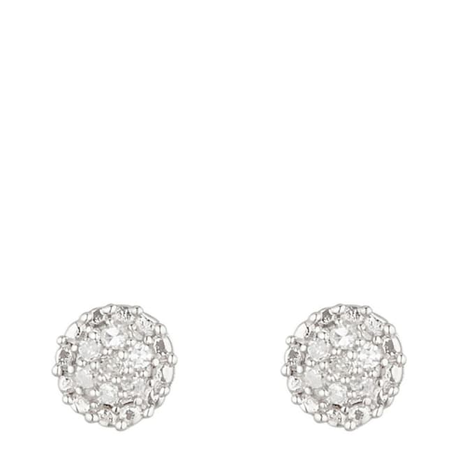 Diamond And Co Silver Diamond Stud Earrings
