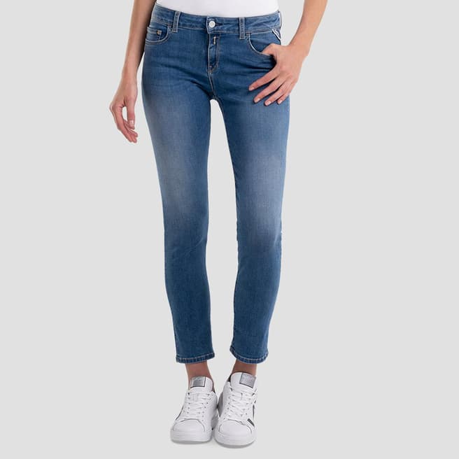 Replay Blue Faaby Slim Stretch Jeans