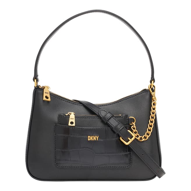 DKNY Black Gold Simona Demi Shoulder Bag