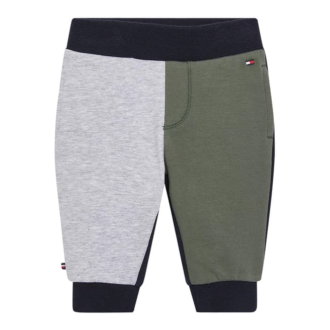 Tommy Hilfiger Baby's Black Logo Colorblock Joggers